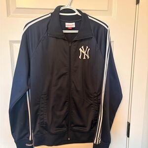 Mitchell & Ness Navy Blue Yankees Jacket